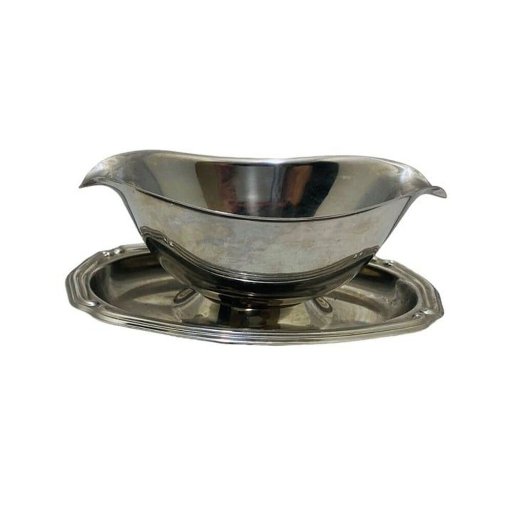 Tramontina Stainless Steel Gravy Boat Made in Brazil 6.5 X 4 X 2.5 Inches